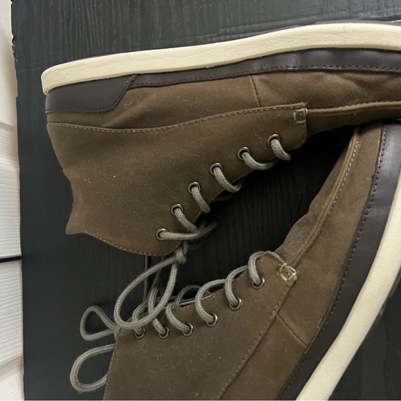 OLUKAI Nalukai Kapa Boot Men's Lace-Up Chukka Ankle Boots 10377-TZ3D Brown - Picture 8 of 12